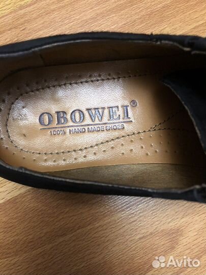 Обувь мужская замша