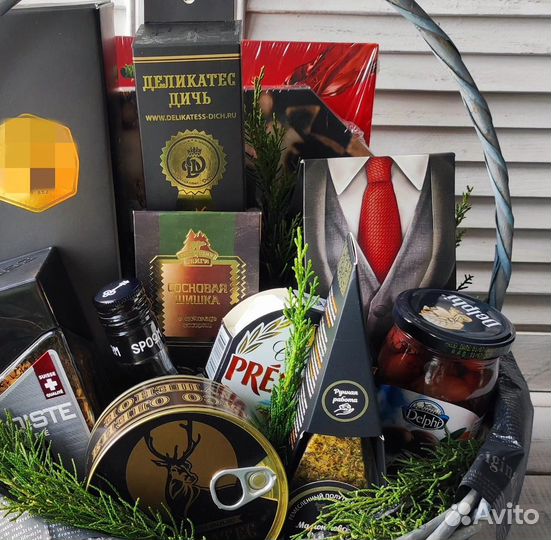 Подарочные корзины для мужчин