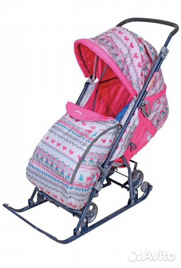 Детские санки коляска