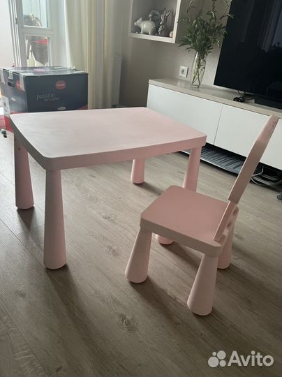 Детские столик и стульчик IKEA. самовывоз