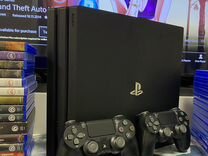 Sony Paystation 4 PS4 pro 1tb (включено 110 игр)