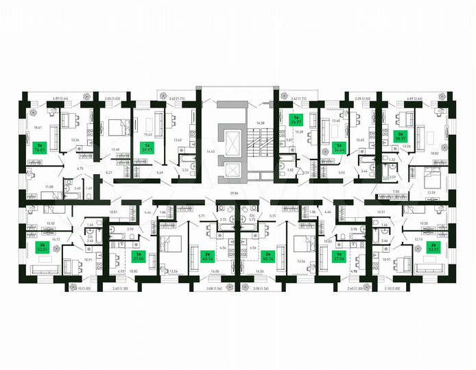 Квартира-студия, 27,1 м², 16/16 эт.