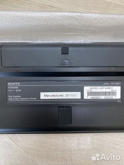 Клавиатура беспроводная Soni vaio VGP-WKB11