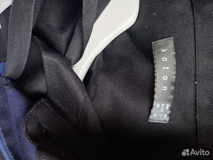 Рубашка мужская чёрная с длинным рукавом бу М Турц