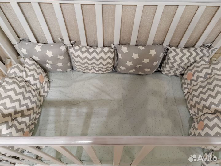 Бортики в детскую кроватку