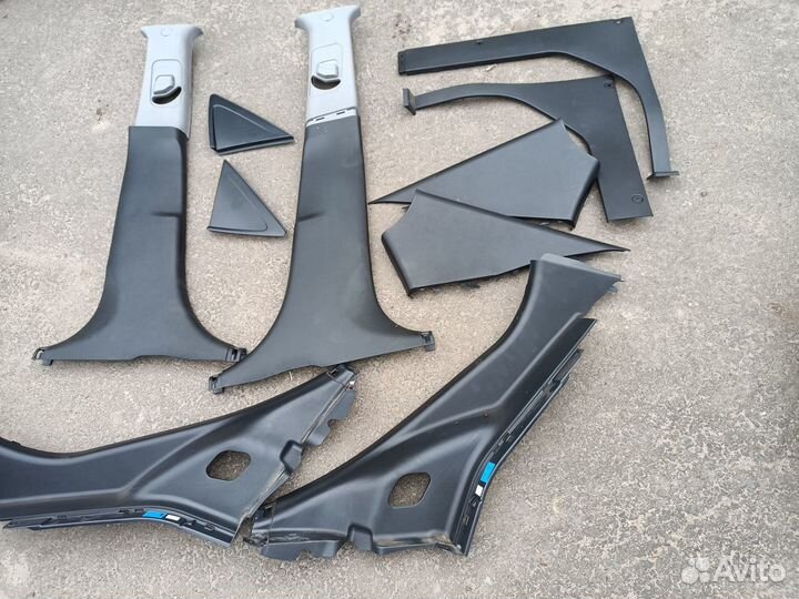 Hyundai Solaris пластиковая панель салона