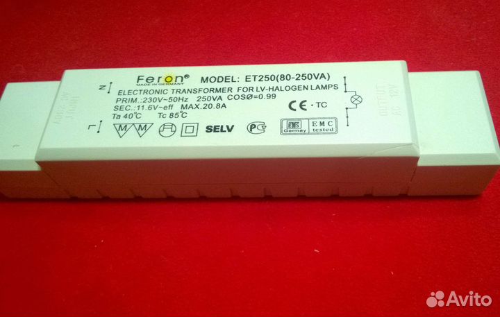 Трансформаторы понижающие 12v cветильники DLG 213