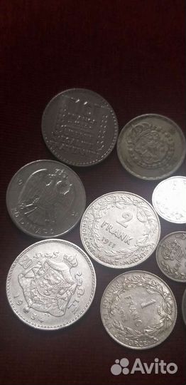 Серебряные иностраные монеты