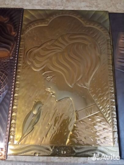 Картина медная чеканка