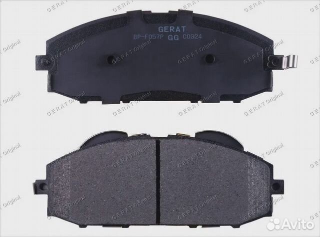 Тормозные колодки Gerat BP-F057P (передние) Perfo