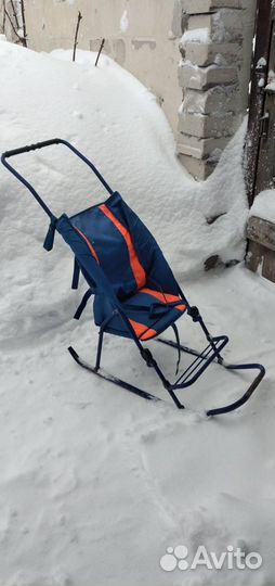Коляска санки