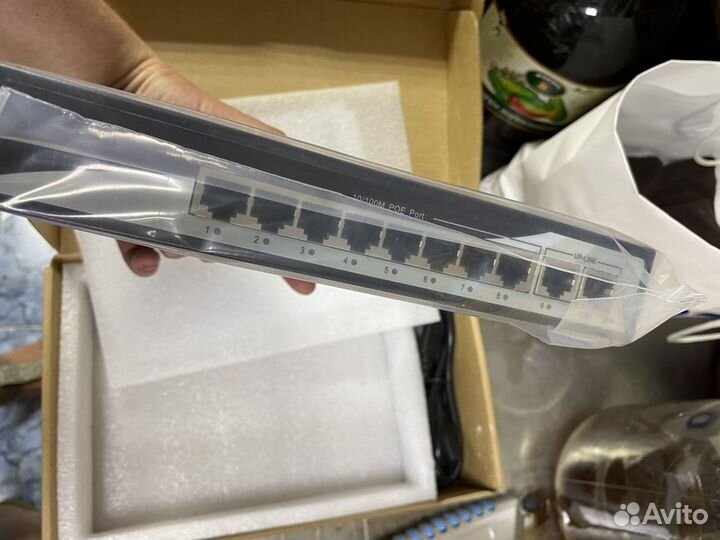 POE коммутатор tmnvision TM-7008E-2 новый