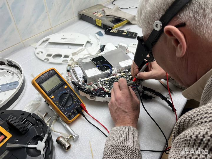 Ремонт роботов пылесосов. Ремонт пылесосов