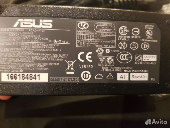 Блок питания для ноутбука asus 19v