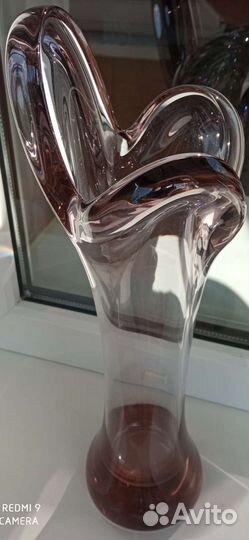 Ваза для цветов Богемия Чехия. Фарфор