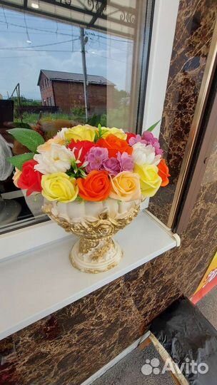 Мыльные цветы