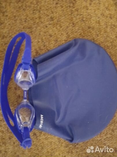 Очки для плавания + шапочка