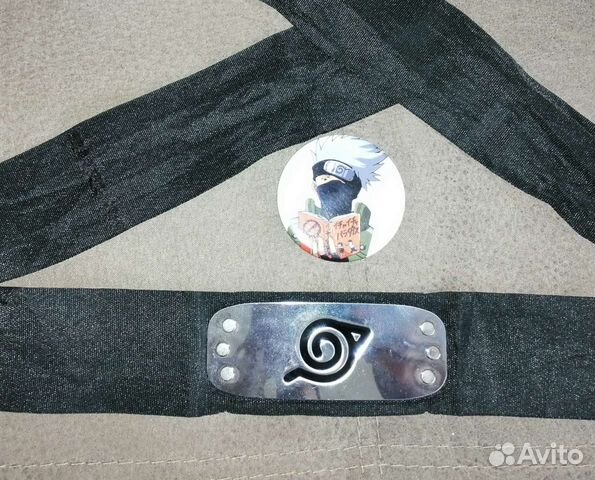 Повязка наруто и значок