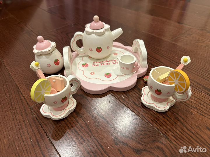 Набор деревянной посудки