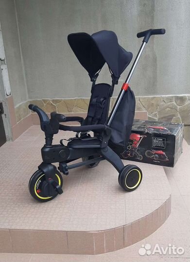 Трехколесный велосипед складной (для поездки)