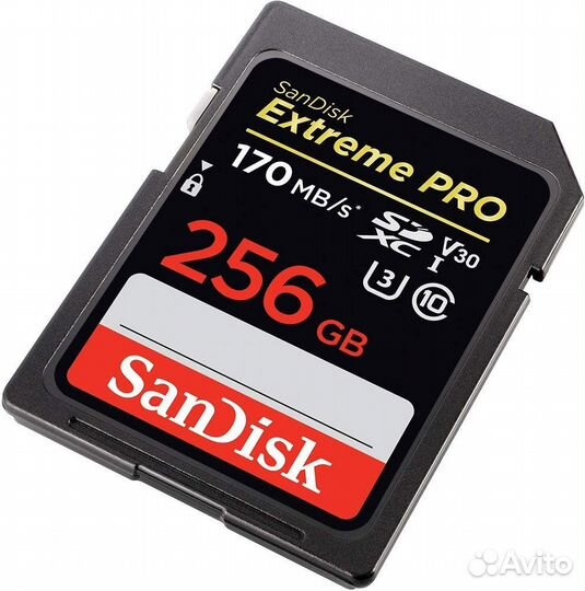 SanDisk Extreme Pro sdxc UHS Class 3 256 Гб