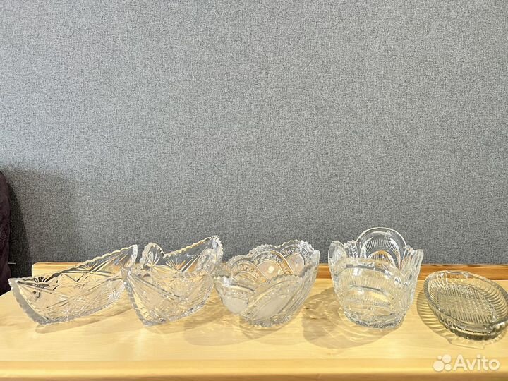 Салатник хрустальный