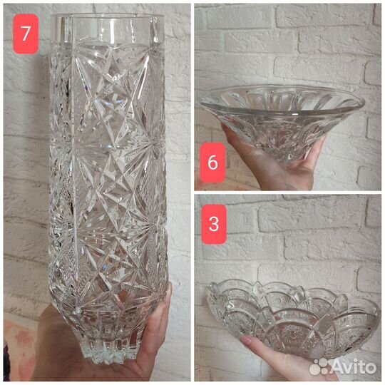 Хрустальная посуда СССР