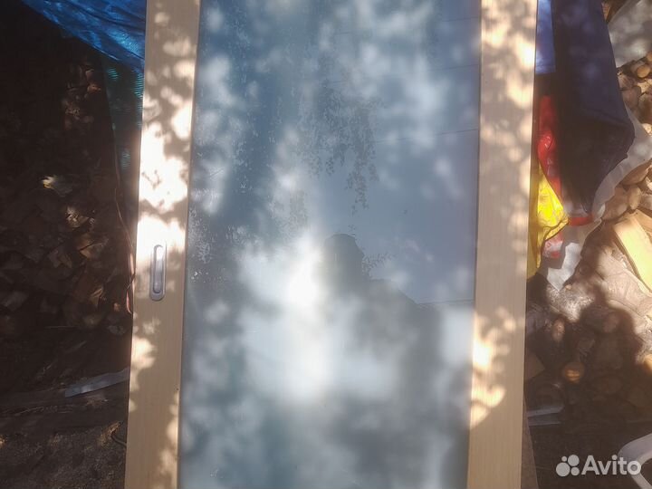 Дверь межкомнатная со стеклом бу