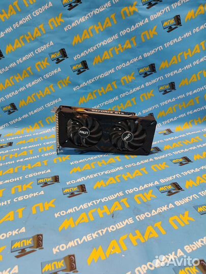 Видеокарта Palit GeForce GTX 1660 Ti Dual