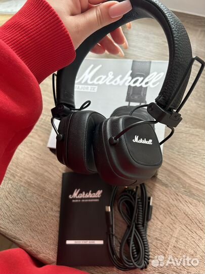 Marshall major 4 черные оригинал