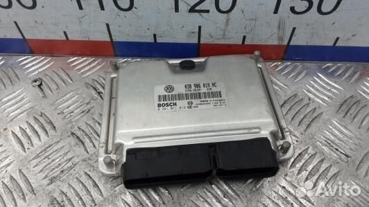 Блок управления двс volkswagen polo 4 (9N) (PBE04P