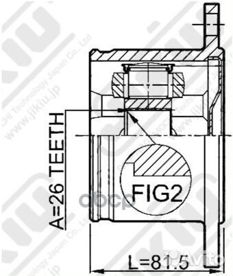 Шрус JC22100 JC22100 jikiu