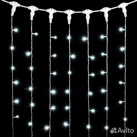 Светодиодный занавес 1х6 м