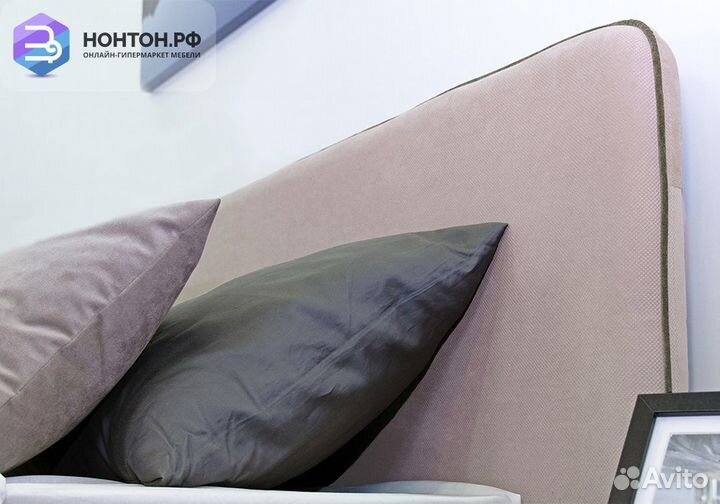 Кровать Миа светло-розовая