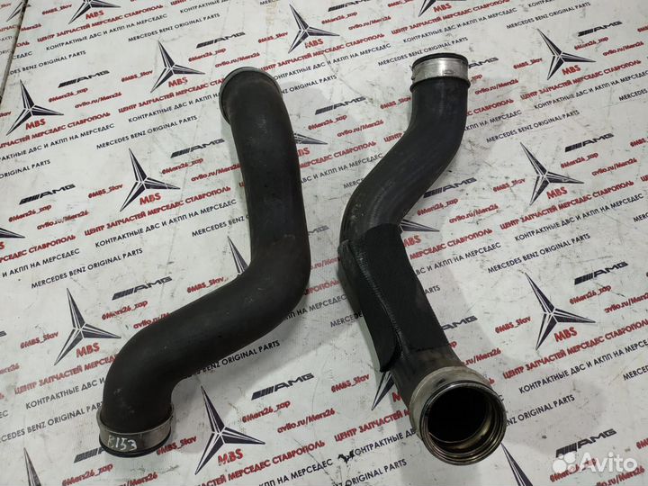 Патрубок интеркулера Om642 W211 Mercedes