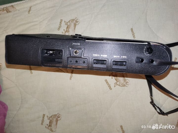 Магнитофон диктофон переносной кассетный sanyo