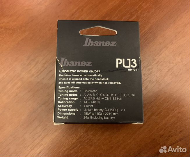 Ibanez PU3 clip-ON tuner Chromatic Tuner