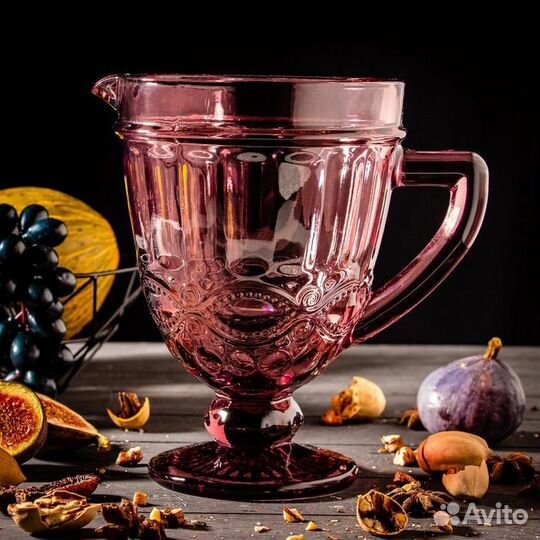 Кувшин стеклянный Magistro «Ла-Манш», 1,1 л, цвет