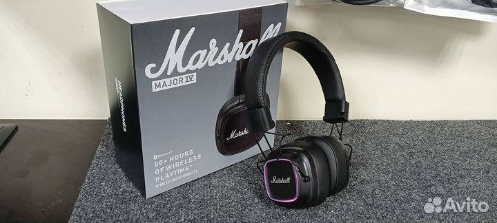 Наушники Marshall Major 4 с подсветкой