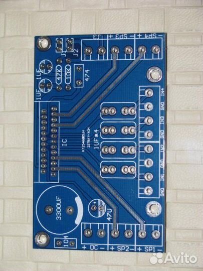 Печатная плата на микросхеме TDA7388