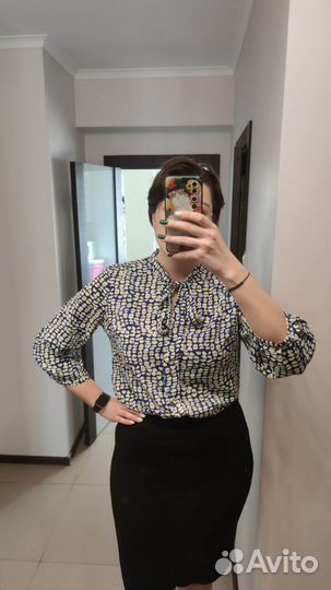 Блузка с бантом