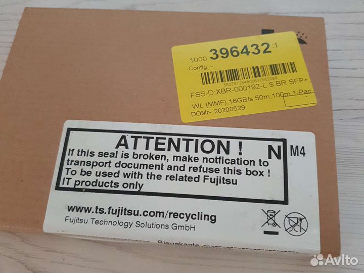 Трансивер Fujitsu D:XBR-000192-L SFP+ SWL MMF 16GB