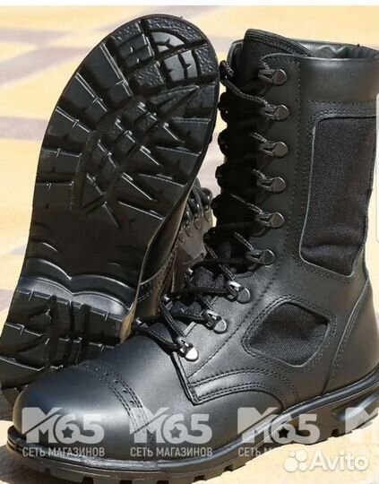 Ботинки с высоким берцем летние армейские
