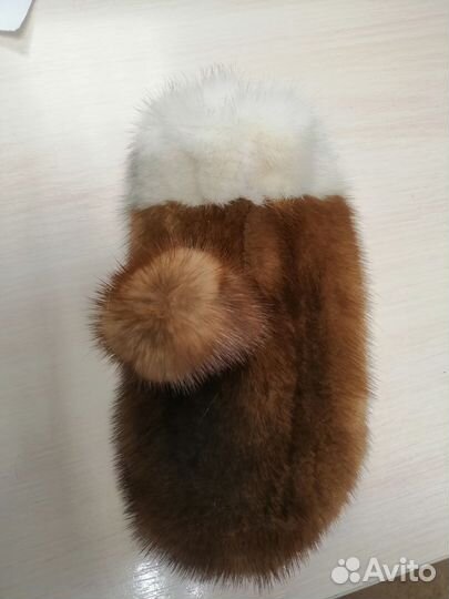 Варежки норка новые 8-13лет