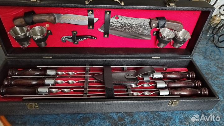 Набор шампуров в кейсе