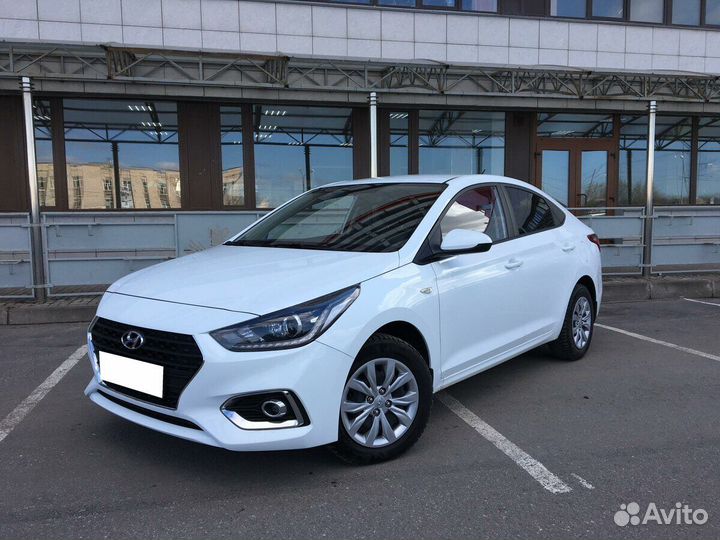 Передний бампер на хундай солярис 2017-2020