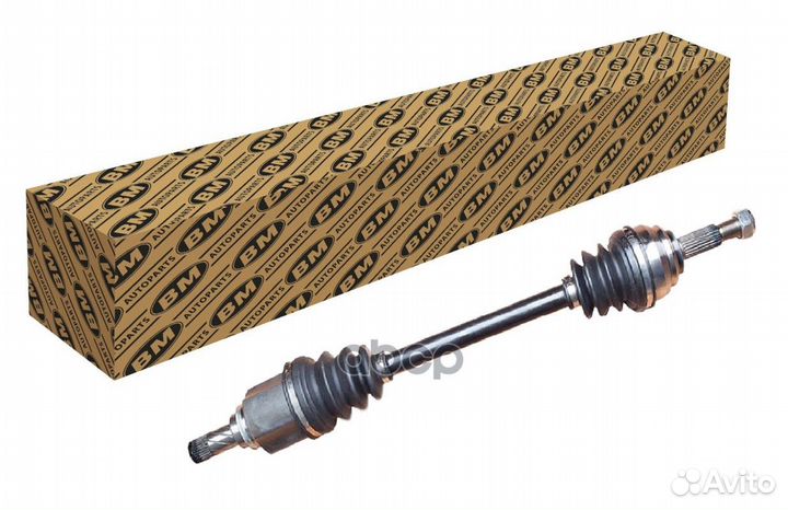 Привод в сборе левый, 16V AX6029 BM-Motorsport