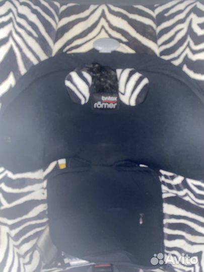 Автокресло britax romer king 2 ls редкая зебра