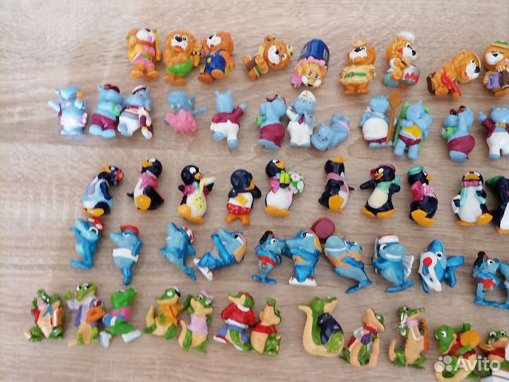 Игрушки из киндера 90х 70 штук