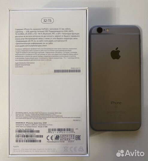 iPhone 6S, 32 ГБ